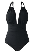 Cupshe Keep Secrets Halter One-piece Swimsuit