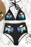 Cupshe Within Tempt Embroidery Bikini Set