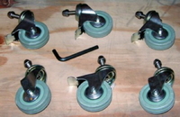 Set of 6 Castors/Wheels for Slidelock Pool Roller