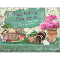 Gardening Essentials Metal Sign