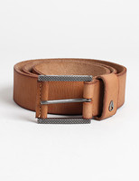 Nixon Americana Leather Belt - Saddle