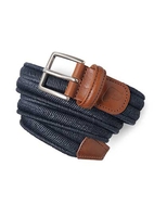 Pointer x Andersons Waxed Cotton Belt - Navy