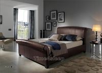 Kaydian Eshott Leather Sleigh Bed