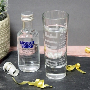 Personalised "Take A Shot" Vodka Gift Set