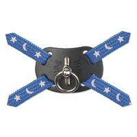 Ancol Luxury Cat Harness & Lead Set with Reflective Moon & Stars