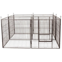 Barkshire Heavy Duty Dog Pen - Large - 8 Panels W80 x H80cm