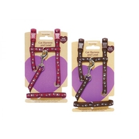 Rosewood Cat Harness & Lead Set - Medium - 18-28cm