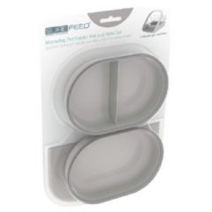 Sureflap Microchip Pet Feeder Mat and Bowl Set - Grey