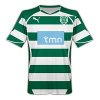 2010-11 Sporting Lisbon Puma Home Football Shirt