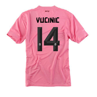 2011-12 Juventus Nike Away Shirt (Vucinic 14)
