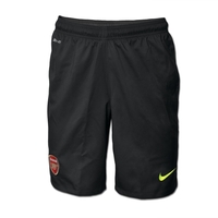 2013-14 Arsenal Home Nike Goalkeeper Shorts (Black) - Kids