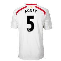 2013-14 Liverpool Away Shirt (Agger 5)