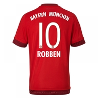 2015-16 Bayern Munich Home Shirt (Robben 10)