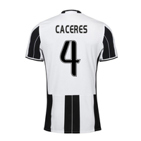 2016-17 Juventus Home Shirt (Caceres 4) - Kids