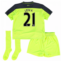 2016-17 Liverpool Third Mini Kit (Leiva 21)