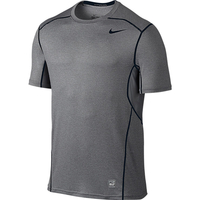 Nike Pro Hypercool 2.0 Fitted Short Sleeve Top (Carbon Heather)