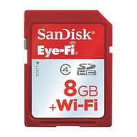 SanDisk 8 GB Class 4 + Wi-Fi EyeFi card