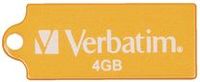 VERBATIM 4GB USB STICK MICRO ORANGE