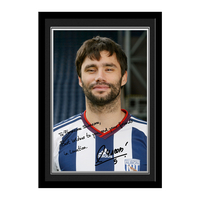 Personalised West Brom Yacob Autograph Photo - Mounted & Framed