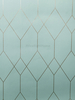 Geometric Diamond Wallpaper Teal / Copper Esprit 32792-2