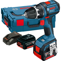 Bosch GSR 14.4 Dynamic Series V-LI 14.4v Cordless 2 Speed Drill Driver with L Boxx & 2 Lithium Ion Batteries 4ah