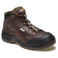 Dickies Mens Berwick Super Safety Hiker Boots Brown Size 11.5
