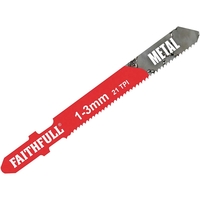 Faithfull Jigsaw Blades Metal T118A 8009-Hss Pack of 5