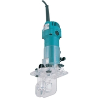 Makita 3708F 1/4& Trimmer With Light & Tilting Base 240v