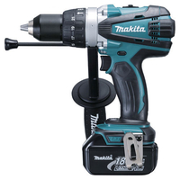 Makita BHP458RFE 18v Cordless XPT Combi Drill 2 Speed + 3 Lithium Ion Batteries 3Ah