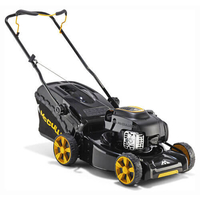 McCulloch M46-125 Push Petrol Rotary Lawn Mower 460mm Cut Width with Deep Steel Deck & Briggs & Stratton 450e 125cc Engine