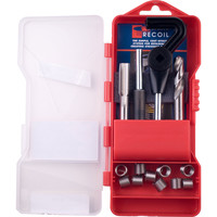Recoil Thread Repair Kit For M14 Sparkplug Threads 1.25 Pitch with 10 Inserts and Extracting Tool