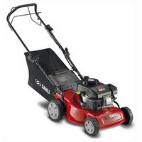 Sanli LSP46 Self Propelled Petrol Rotary Lawn Mower 460mm Cut Width with Steel Deck & Sanli 550 Series 163cc Engine