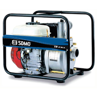 SDMO TR2.36H Petrol Dirty Water Surface Water Pump 2" / 50mm 29 Metre Lift 36000 Litres Hour Max Flow with Honda GX120 Engine