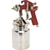 Sealey HVLP Suction Feed Air Spray Gun 1.7mm Set-Up 16cfm