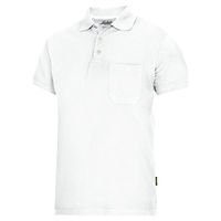Snickers Mens Classic Polo Shirt White 38" Chest Small