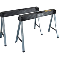 Stanley Folding Metal Leg Saw Horse Pack of 2
