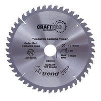 Trend Craft Blade Cc 250mm x 72T x 30mm (Saw Blades / Circular Saw Blade 250mm)