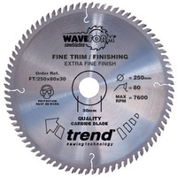 Trend Saw Blade Fine Trim 300mmx96Tx30mm (Saw Blades / Circular Saw Blade 300mm)