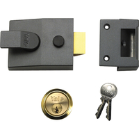 Yale Locks 88 Standard Nightlatch DMG Brass Cylinder 60mm Backset