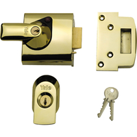 Yale Locks BS1 Nightlatch British Standard Lock 60mm Brasslux Finish