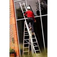 Youngman Combi 100 Aluminium 4 Way Combination Ladder Extension Extending Steps Steps Stairway 3 Metre