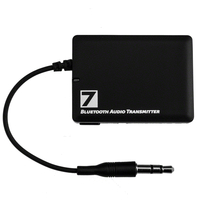 7dayshop Bluetooth Wireless Audio Transmitter - Universal 3.5mm jack - Black