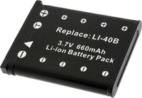 7dayshop Compatible Olympus Li-40B / Li-42B / Fuji NP-45 Digital Camera Battery - 650mAh