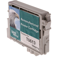 7dayshop Eco Remanufactured Epson Inkjet Cartridge - T0613 (Magenta)
