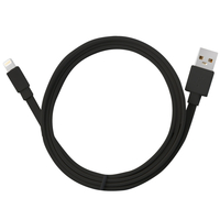 7dayshop MFI Certified Sync Data Cable 1Mtr Black For Apple iPhone 8,  7, 6, 5