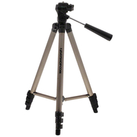 7dayshop Tripods - Aluminium 4 Section 136cm Travellers Midi Tripod with FREE Shoulder Case