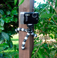 7dayshop Tripods - "SUPER-HERO" Action Mini Tripod with Quick Release Head - Black & Grey