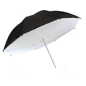 7dayshop Umbrella Reflective Soft Box - White Umbrella with Black Back - 43"