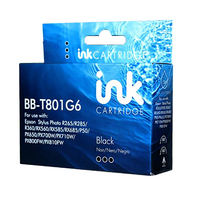 Compatible Epson T0801 Hummingbird Ink Cartridge Black