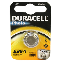 Duracell Photo 625A (PX625A / LR9 / EPX625G) Alkaline Coin Cell Battery - Pack of 1
